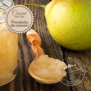 JAMS Pears jam with vanilla