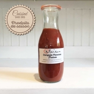 Conserves de fruits Compote Pommes Fraises 2