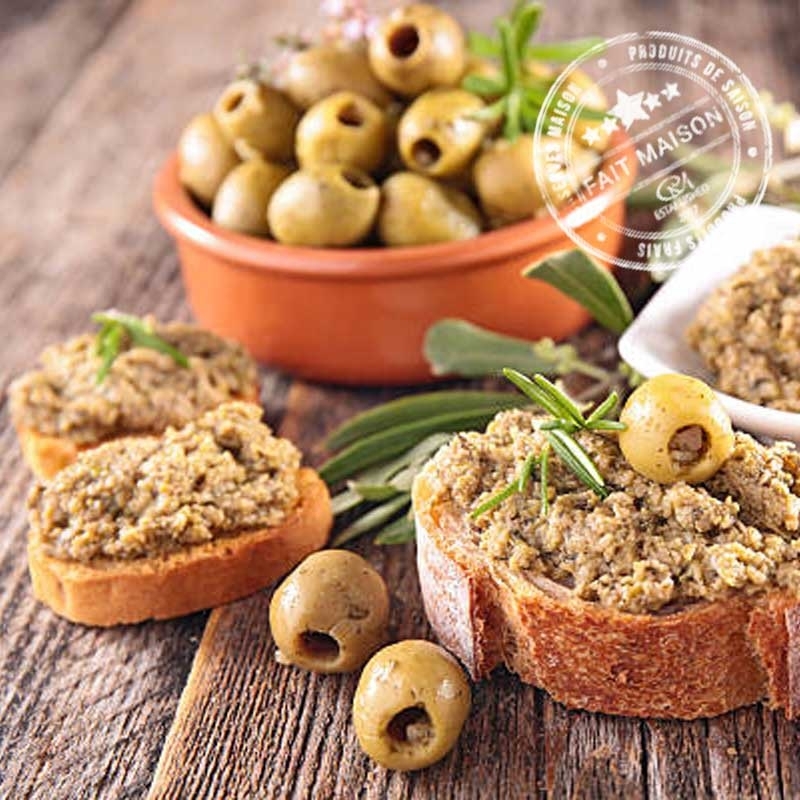 CMaison Les tartinables Tapenade olives vertes, tomates et amandes grillées